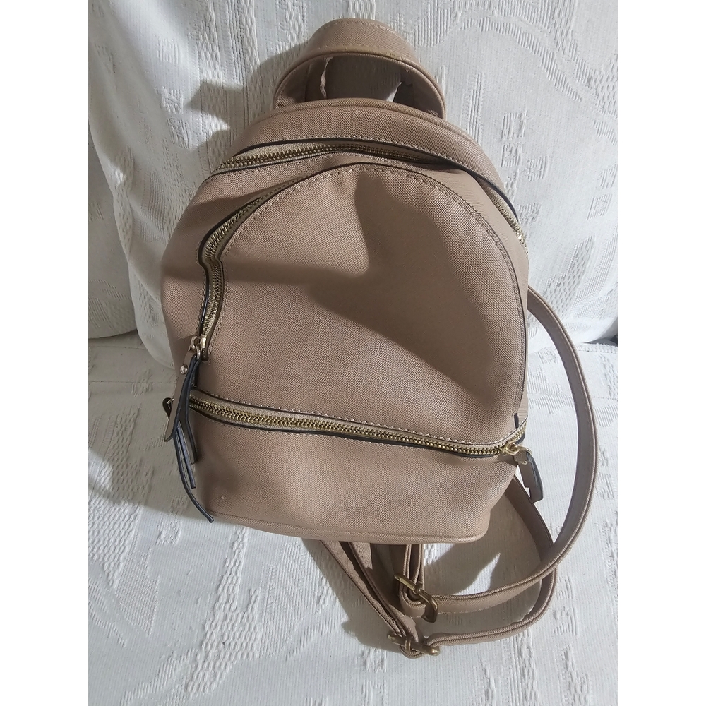 Tan Mini Backpack - Picture 4 of 7